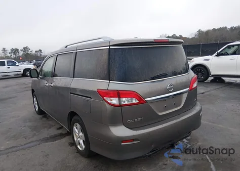 2014 Nissan Quest Sv from USA, damaged, VIN JN8AE2KP8E9101855